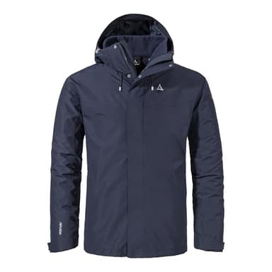 Schöffel Herren 3in1 Jacket Style Okere MNS, wasserdichte, atmungsaktive Outdoorjacke mit herausnehmbarer Fleecejacke, warme 3in1 Jacke mit verstellbarer Kapuze