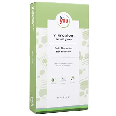 for you mikrobiom-analyse - Darmtest für zuhause bestimmt: Mikrobiom Vielfalt, 81 Bakterien & Pilze, Enterotyp uvm - Professionelle Analyse des Darms im medizinischen Labor + Experten Empfehlungen