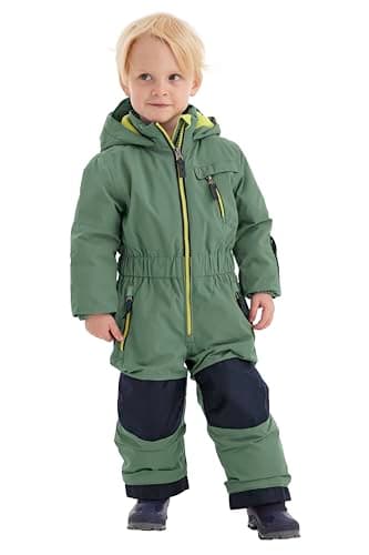 Killtec first instinct by killtec FISW 31 MNS ONPC Skioverall/Schneeanzug mit Kapuze, wasserdicht, stahlmint, waldgrün