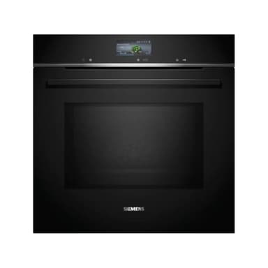 Siemens HM736GAB1, iQ700 Smarter Einbau-Backofen mit Mikrowellenfunktion, 60 x 60 cm, Made in Germany, 800 W, Schwarz, ecoClean & humidClean Selbstreinigung, Air Fry, cookControl, Farb-Touchscreen