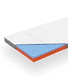 eazzzy Topper Premium Cube Advance 9 cm Höhe, Matratzentopper, 2 in 1 Wende Topper mit Cooling Funktion, Memory Schaum, atimungsaktive Cover mit antibakterieller Wirkung Größe 120 x 200 x 9 cm