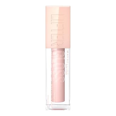 Maybelline New York Glänzender Lipgloss für voller wirkende Lippen, Feuchtigkeitsspendend, Mit Hyaluronsäure, Lifter Gloss, Farbe: Nr. 002 Ice (Nude), 1 x 5,4 ml