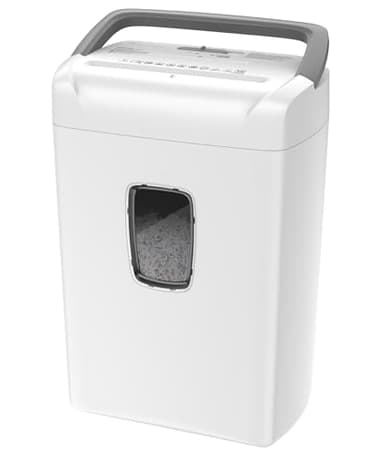 Bonsaii Aktenvernichter P4, 12-Blatt Kreuzschnitt, 21 L, Shredder Kreditkarten/CDs/Klammern, Geeignet für Büro und Heimgebrauch, C243-A