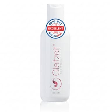Gleitzeit® Gleitgel wasserbasiertes für Frauen 100ml, sensitiv, dermatologisches Intimgel, Gleitmittel ph neutral, geruchneutral & hautfreundlich