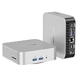 GEEKOM A8 AI Mini PC, AMD Ryzen 7 8845HS (8 Kerne 16 Threads, bis zu 5,1 GHz) Mini Gaming PC Windows 11 Pro 32 GB DDR5 1TB SSD Mini Computer | AMD Radeon 780M | Wi-Fi 6E | BT5.2 | 8K |
