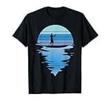 Retro Stand Up Paddler Stand-Up Paddel Wassersport Paddel Sport T-Shirt