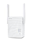 BrosTrend 1200 Mbit/s WLAN Repeater, AC1200 Dual WLAN Verstärker WiFi, WPS Einfache Einrichtung, LAN Port, Funktioniert mit Allen WLAN Routern (Unterstützt Telekom Magenta Entertain TV/Router Nicht)