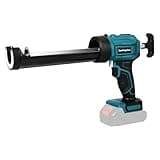 Akku-Kartuschenpistole für Makita 18V Batterie,Akku Kartuschenpresse mit LED-Licht und 4 Geschwindigkeiten, Elektrische Kartuschenpresse für 300 ml-Kartuschen,für Abdichten, Spachteln (ohne Akku)