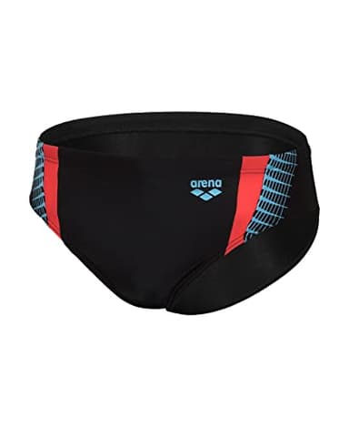 Arena Threefold R Herren Badeslip, schnell trocknend, chlor- und salzresistentes Maxfit Eco-Gewebe mit UPF 50+ UV-Schutz, Herren Badehose mit gefütterter Vorderseite