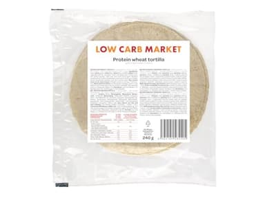 LCM Protein Tortilla Low Carb 4,4 g Kohlenhydrate & 9 g Protein | 6 Portionen (240 g) | Keto-Wrap für Low Carb und Keto Diät | Weizentortilla für Wraps, Quesadillas, Pizza (1 Stück)
