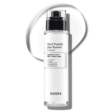 COSRX 6 Peptide Collagen Serum Gesicht & Toner Gesicht für Hauterneuerung & Straffung mit Niacinamid & Hyaluronsäure, verbessert Hautelastizität, beruhigender Hautpflege-Booster, Korean Skincare 150ml