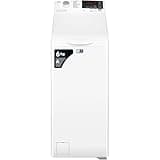 AEG 6000 Waschmaschine mit Toplader, 6 kg, A, Klasse A, Prosense-Technologie, LCD-Display mit Touch-Steuerung, Drehzahl 1151, 599 x 397 x 903 mm, Weiß