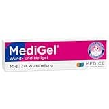 MediGel 50 g - Salbe zur Wundheilung - Hydroaktives Lipogel mit Zink & Eisen bei akuten Wunden - reduziert die Narbenbildung - ohne Klebegefühl - Wundsalbe