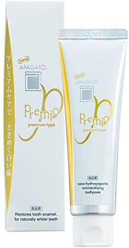 APAGARD® PREMIO Remineralisierende nano-Hydroxyapatit Zahncreme - für natürlich weissere Zähne | 100 g | Premium Typ | Doppelminz-Geschmack