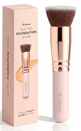 Make-Up Pinsel Kabuki Schminkpinsel Kosmetikpinsel - Foundation Pinsel - Ideal für Cremige, Pudrige oder Flüssige Foundation - Dichte Synthetische Premium Pinselhaare - Super Geschenkidee