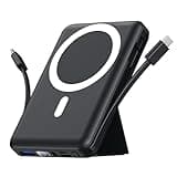 Azmuth Power Bank, für Magsafe Powerbank iPhone 10000mAh, Magnetische Power Bank Wireless 22.5W PD Schnellladen mit LED Display Tragbares Ladegerät Akkuspack für iPhone 16/15/14/13/12/Pro/Pro Max