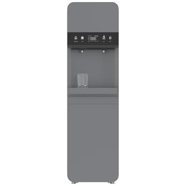 Aqmos Drinking Standup Wasserspender mit Festwasseranschluss – Osmose-Wasserspender für kaltes, heißes & sprudelndes Wasser | 5-Stufen-Filtration mit UV-Sterilisation | Touchdisplay, Schwarz