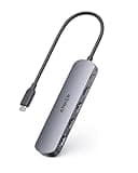 Anker USB C Hub (5-in-1), 4K@30Hz HDMI mit 100W Max. Power Delivery, USB-C und USB-A Daten-Ports, kompakt und stylisch für MacBook, Dell XPS und mehr (Ladegerät Nicht enthalten)