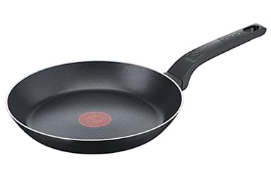 Tefal Easy Cook & Clean Bratpfanne 24 cm, Pfanne mit Antihaftbeschichtung, Thermo-Signal bei idealer Brattemperatur, NICHT induktionsgeeignet, einfach Reinigung, Made in France, B5550433