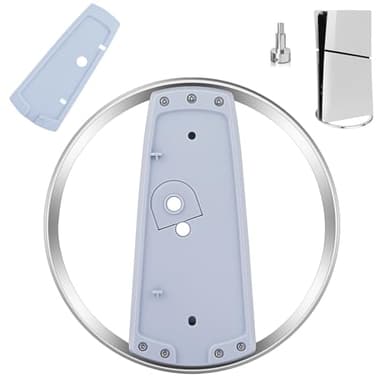 AYESY Konsole Standfuss, Vertikale Ständer für PS5 and PS5 Pro Accessories Digital Edition Slim Standfuß Ständer Liegend PlayStation 5 Konsole Disc Edition für Robust and Stable Support (Weiß)