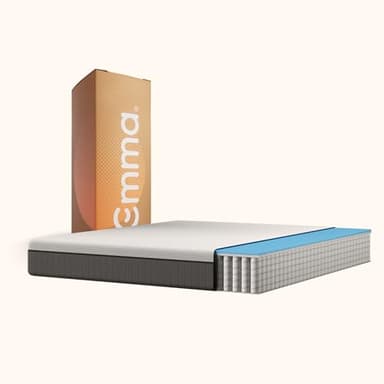 Emma Original II Matratze 180x200 cm, 22 cm Höhe – Kaltschaummatratze, Memoryschaum und Federkernmatratze mit Taschenfedern, Mittelweich H2, 3-Zonen-Stützung, Atmungsaktiv, Waschbarer Bezug