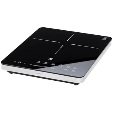 WMF Kult X Einzel- Induktionskochfeld mobil, Kochplatte bis 28 cm, Induktionskochplatte 1 Kochfeld, 8 Stufen, Topferkennung, Touch-Display, Glaskeramik, Timer-Funktion, 2100 W