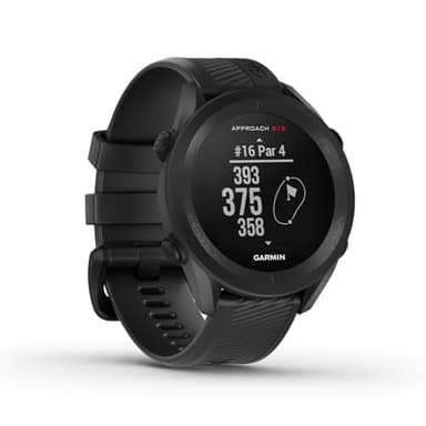 Garmin Approach S12 - GPS-Golfuhr mit Schlagweitenmessung & Distanzangaben zum Grün/Hindernissen auf 42.000 Golfplätzen. 1,3“ Display mit einfacher Bedienung & bis zu 30 h Akkulaufzeit im Golf-Modus.