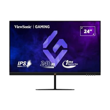 ViewSonic VX2479A-HD-PRO FHD Gaming Monitor 240hz 24 Zoll, 1ms MPRT, Full HD1080p, FreeSync Premium, 2 HDMI, DisplayPort, HDR10
