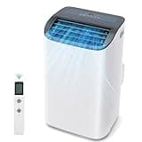 EUHOMY Mobile Klimaanlage 12000 BTU mit Abluftschlauch | 3-in-1 Mobiles Klimagerät: Kühlen, Entfeuchten, Ventilieren | 4-Stufen-Lüfter | 410 m³/h | Energieeffizienzklasse A | <50 dB | 24h-Timer