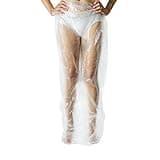 25x Folie-Hose für Pressotherapie, Lymphdrainage Geräte, Einheitsgröße Hose für Schlankheits-Schlamm und Anticellulitis Wraps