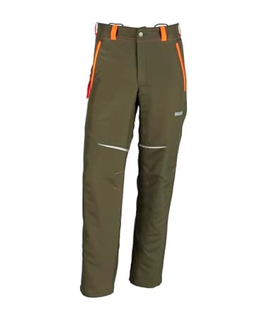 KOX Schnittschutzhose Vento 3.0 Grün/Orange Größe 54