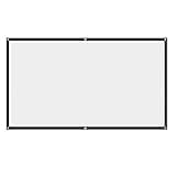 Projektor-Leinwand, weiße Projektor-Leinwand, 16:9, Keine Falten, Heimkino, Faltbare Projektionsleinwand, 60inch, 84inch,150inch