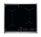 AEG IKE64441XB Autarkes Kochfeld / Induktion / Serie 6000 mit Bridge / Hob²Hood / Slider-Bedienung / 60 cm / Edelstahlrahmen / 4 Kochzonen / Bridge-Funktion / Powerfunktion / Kindersicherung