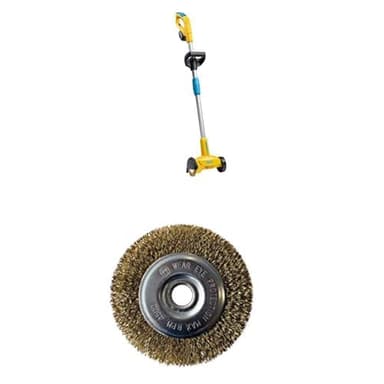 Gloria WeedBrush Akku + Fugenbürste Stahldraht 12mm
