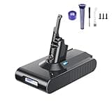 V8 Akku 8000mAh, Ersatzakku für Dyson V8 Absolute/Animal/Fluffy/Motorhead Batterie (2 Filter + 1 Schraubendreher + 3 Schrauben + 1 Pinsel)