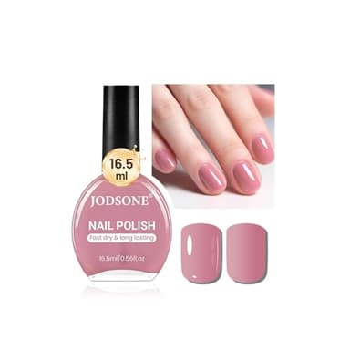 JODSONE 16,5 ml Dusty Rose Nagellack Großes Volumen Schnell Trocknender Hellrosa Nagellack, schnell trocknend und lang anhaltend Farbe Nail Art DIY Home Maniküre Geschenk für Frauen