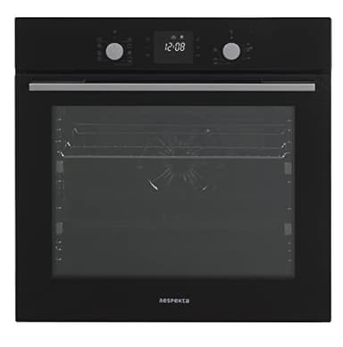 Respekta Einbaubackofen autark / 8 Beheizungsarten / 80 Liter Garraum / LED Timer mit Touch Control / Dampfreinigung / Dreifachverglaste Tür / Energieeffizienzklasse A / AB700-33