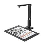 CZUR Lens Pro 12MP USB-Dokumentenscanner, A4 Scanner mit OCR 180+ Sprache, mobiler Scanner für Mac und Windows, als 1080P Documentenkamera, Webcam und Visualizer für Zoom/Skype/Teams/Google Meet