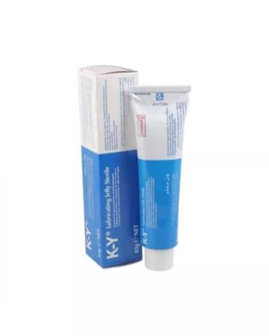 K - Y Gleitgel Steril – Medizinisches Gleitmittel auf Wasserbasis, für Feuchtigkeit & Gleitfähigkeit – Leicht abwaschbar & parfümfrei – 82 g