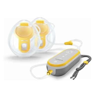 Medela Freestyle Hands-free Elektrische Doppel-Milchpumpe mit direkt im BH tragbaren Auffangschalen – Verbindbar mit der Medela Family App – Tragbares und diskretes Design