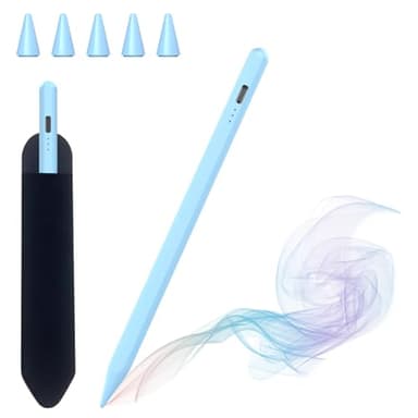 Stylus Stift für iPad 10th&11th Generation mit Schnellladeleistung Palm Rejection und Neigungssensitivität, Pencil für Apple iPad 11/10/9/8/7/6, Mini 6/5, Air 5/4/3/M2/M3, Pro 3/4/5/6/M4 Generation