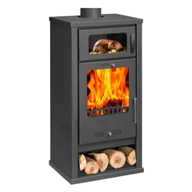 Kaminofen Holzofen mit Backofen BALKAN ENERGY Troy 7.8kW