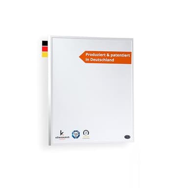 Könighaus Infrarotheizung - 300 Watt mit TÜV SÜD + 5 Jahre Herstellergarantie ✓ Doppelter Überhitzungsschutz ✓ Heizkörper in 2-4 min auf Betriebstemperatur ✓ Für Wandmontage