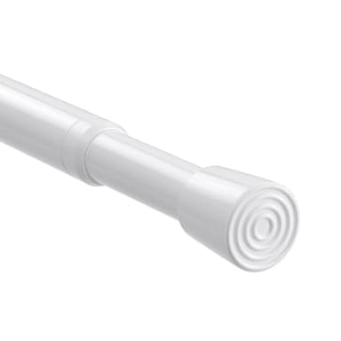 1Stück Gardinenstange Ohne Bohren 80-150cm Teleskopstange Teleskop Gardinenstange Zum Klemmen Spannstange Klemmstange Für Gardinen Duschstange weiß