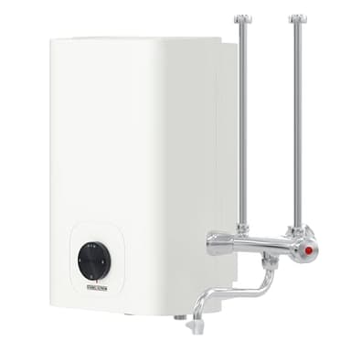 STIEBEL ELTRON OFP 5 Trend mit Wasserhahn VL, Übertisch Boiler 5 Liter Niederdruck, sehr kompakt, Stecker 230V, 2 kW, Made in Germany, 204970