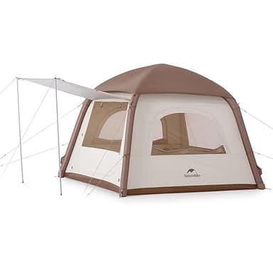 Naturehike Ango Air aufblasbares Zelt 3 Personen Campingzelt Wasserdicht Zelt Schnelles Aufstellen Familienzelt für Camping, Autofahrten und Outdoor