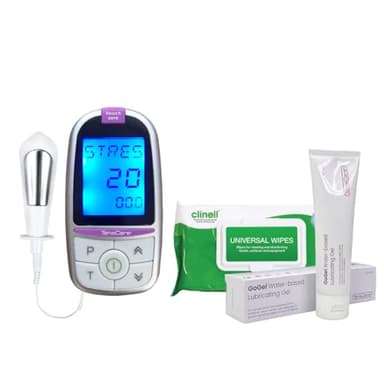 TensCare iTouch Sure Beckenbodentrainer - mit Go Gel Gleitmittel und Desinfektionstüchern. Zur Stärkung und Straffung des Beckenbodens, Verbesserung der Blasenkontrolle und postpartalen Erholung