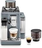 De'Longhi Rivelia EXAM440.55.G Kaffeevollautomat mit LatteCrema Milchsystem, Wechselbarer Bohnenbehälter, 16 Kaffee- & Milchgetränke auf Knopfdruck, Extra-Shot-Funktion, 3,5" Touch-Display, Grau