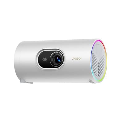 JMGO PicoPlay 1080P Smart Tragbarer Beamer, GTV, Lizenziertes Netflix, 400 ISO Lumen, 8W Dolby Digital, 3D, HDR10, Mini Projektor mit WiFi & Bluetooth für Zuhause, Outdoor, inkl. Optischem Filter