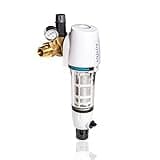 Rückspülfilter 1" Aqmos mit Druckminderer Wasserfilter Filter Hauswasserfilter